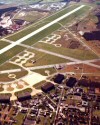 Aero Doncaster: Finningley strip from the Air